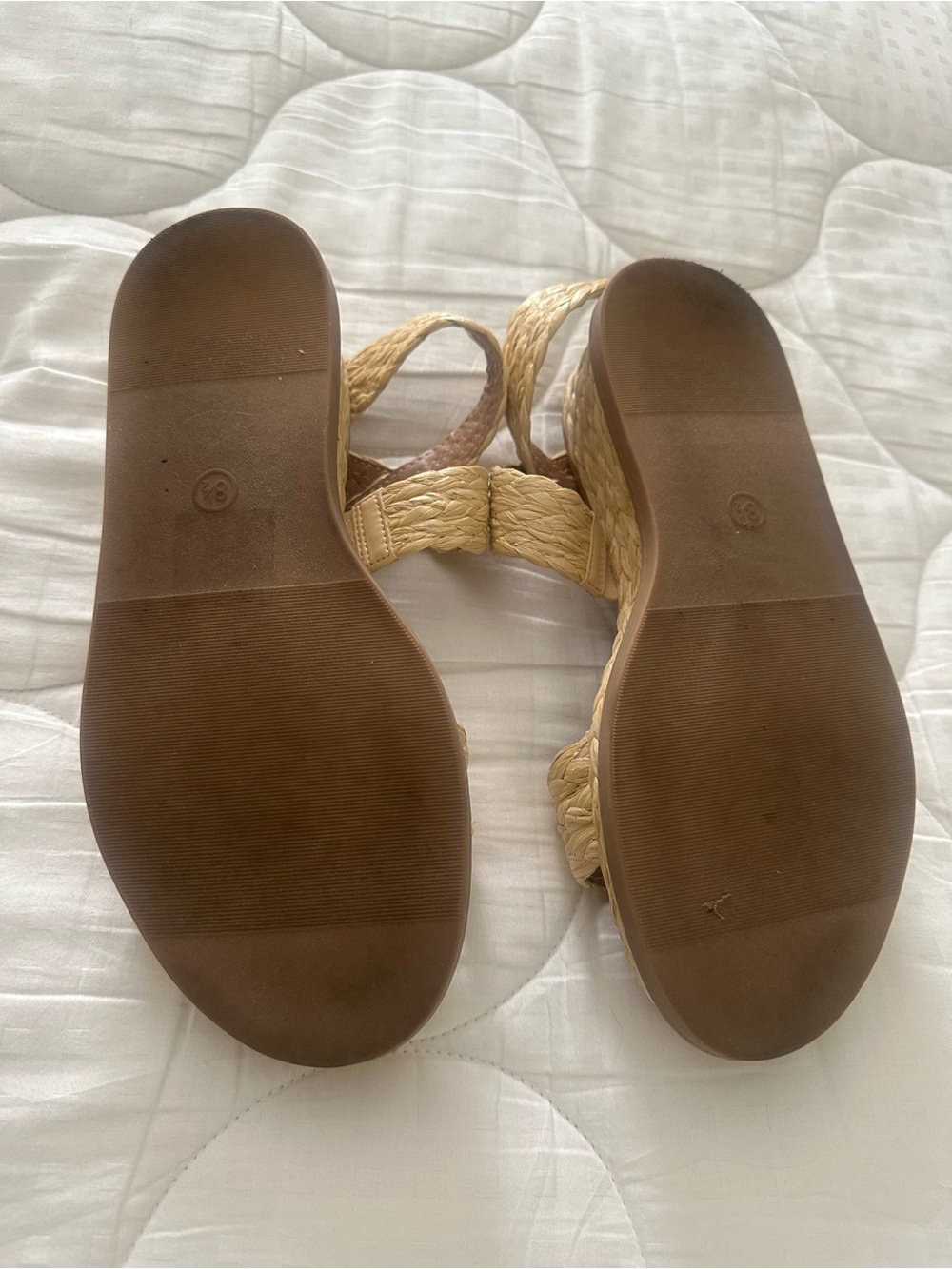 Universal Thread Natural Braided Ankle-Strap Sandals - Picture 4 of 4